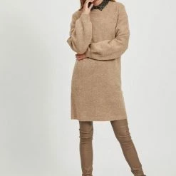 Groothandel ⭐ OBJECT OBJEVE NONSIA L/S KNIT 👗 DRESS NOOS Dames Jurk - Maat L 🤩 -dameskleding Verkoop 550x803 6