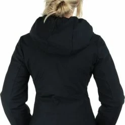 Hete verkoop 🛒 Versano Sabrina Korte Dames Winterjas 3XL - Zwart 😉 -dameskleding Verkoop 550x805 4