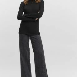 Flash-uitverkoop ❤️ VERO MODA VMCARLA LS TURTLENECK TOP GA Dames T-shirt - Maat XS ⌛ -dameskleding Verkoop 550x808 1