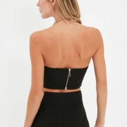 Nieuw ❤️ Trendyol Vrouwen Standaard Off-shoulder Bustier 🧨 17 Nieuw ❤️ Trendyol Vrouwen Standaard Off-shoulder Bustier 🧨 -dameskleding Verkoop 550x813 3