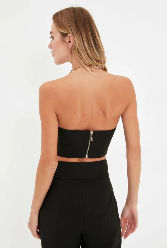 Nieuw ❤️ Trendyol Vrouwen Standaard Off-shoulder Bustier 🧨 7 Nieuw ❤️ Trendyol Vrouwen Standaard Off-shoulder Bustier 🧨 - Afbeelding 7