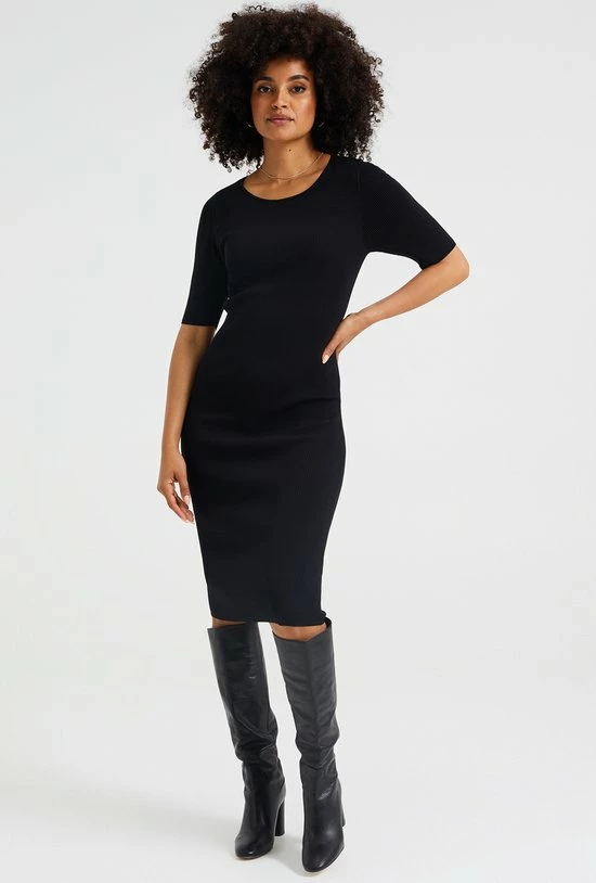 Gloednieuw β¨ WE Fashion Dames Jurk Met Ribstructuur En Cut Out Detail π 2 Gloednieuw β¨ WE Fashion Dames Jurk Met Ribstructuur En Cut Out Detail π - Afbeelding 2