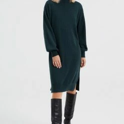 Hete verkoop 🧨 WE Fashion Dames Fijngebreide Jurk 🛒