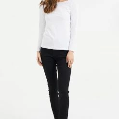 Groothandel 😀 WE Fashion Dames T-shirt Van Biologisch Katoen - Maat S 👍 -dameskleding Verkoop 550x816 22