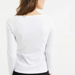 Groothandel 😀 WE Fashion Dames T-shirt Van Biologisch Katoen - Maat S 👍 -dameskleding Verkoop 550x817 9