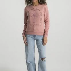 Aanbiedingen ⭐ Colourful Rebel Moon Magic Trui Roze Dames - Slim Fit - Katoen - XL 🎁 -dameskleding Verkoop 550x819 7