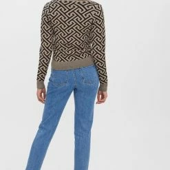 Beste Pirce ⌛ Vero Moda Vest Vmaria Ls V-neck Cardigan 10270916 Black/w. Silver M. Dames Maat - M 🎁 -dameskleding Verkoop 550x820 10