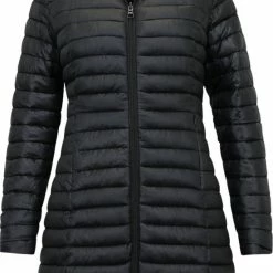Nieuw 😍 Gentile Bellini Dames Jas Slim Fit Double Face Parka - Zwart 👏 -dameskleding Verkoop 550x820 14