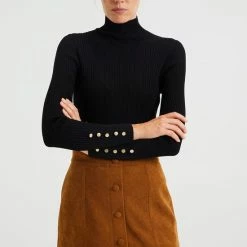 Gloednieuw 😉 WE Fashion Dames Coltrui Met Ribstructuur ✔️