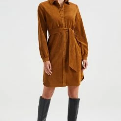 Groothandel π WE Fashion Dames Corduroy Overhemdjurk Met Strikceintuur β 7 Groothandel π WE Fashion Dames Corduroy Overhemdjurk Met Strikceintuur β -dameskleding Verkoop 550x820 23