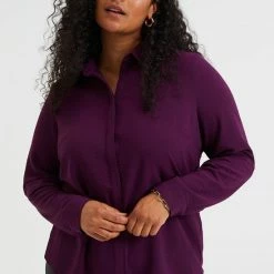 Goedkoop 🥰 WE Fashion Dames Geweven Blouse - Curve 🤩 -dameskleding Verkoop 550x821 7