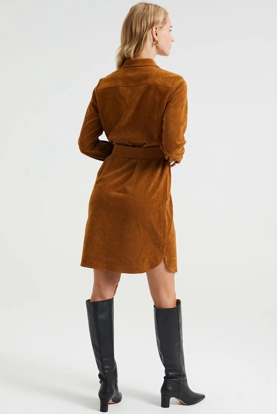 Groothandel π WE Fashion Dames Corduroy Overhemdjurk Met Strikceintuur β 2 Groothandel π WE Fashion Dames Corduroy Overhemdjurk Met Strikceintuur β - Afbeelding 2