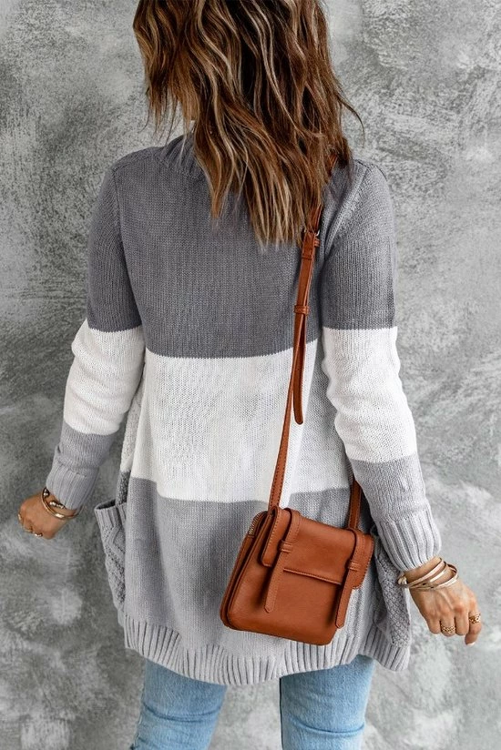 Goedkoop β Merkloos Lange Gebreide Vest Dames - Colorblock - Knoopsluiting - Vester - Maat M π 2 Goedkoop β Merkloos Lange Gebreide Vest Dames - Colorblock - Knoopsluiting - Vester - Maat M π - Afbeelding 2