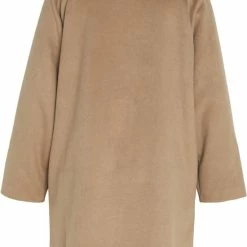 Top 10 🥰 Paprika Halflange, Met Wol Gevoerde Jas Met Knopen 🎁 -dameskleding Verkoop 550x824 131