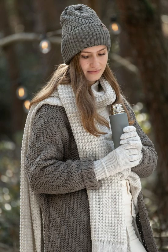 Beste Verkoop π Knit Factory Sally Gebreid Dames Vest - Cappuccino - 36/38 - Grof Gebreid β¨ 2 Beste Verkoop π Knit Factory Sally Gebreid Dames Vest - Cappuccino - 36/38 - Grof Gebreid β¨ - Afbeelding 2