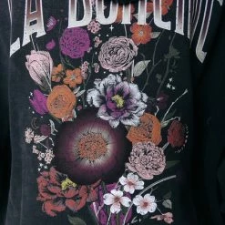 Beste Verkoop 🔔 Colourful Rebel Boho Bouquet Hoodie Grijs Dames - Oversized Fit - Polyester - XL 🎉 -dameskleding Verkoop 550x824 184