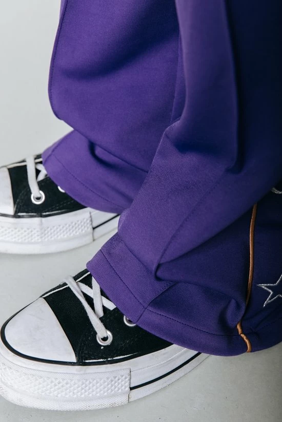 Aanbiedingen ๐ Colourful Rebel Bibi Star Broek Paars Dames - Wijduitlopende Fit - Polyester - M ๐ 4 Aanbiedingen ๐ Colourful Rebel Bibi Star Broek Paars Dames - Wijduitlopende Fit - Polyester - M ๐ - Afbeelding 4