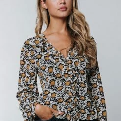 Aanbiedingen 🔔 Colourful Rebel Chelsea Flower Blouse Geel Dames - Basic Fit - Polyester - M 😀