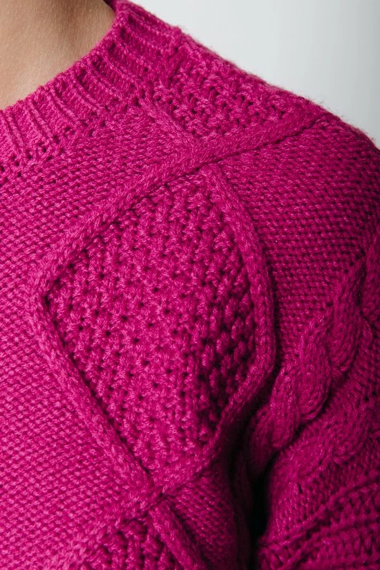 Coupon β¨ Colourful Rebel Olivia Cable Trui Paars Dames - Basic Fit - Katoen - M π 3 Coupon β¨ Colourful Rebel Olivia Cable Trui Paars Dames - Basic Fit - Katoen - M π - Afbeelding 3