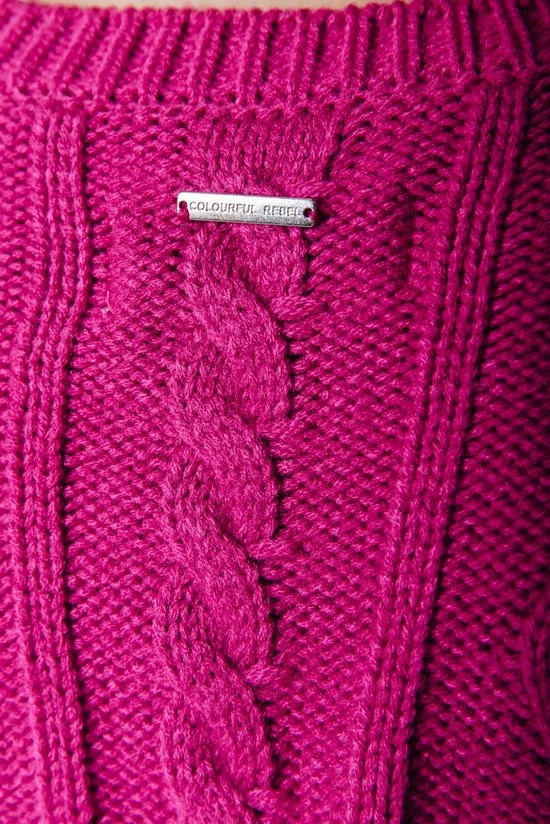 Coupon β¨ Colourful Rebel Olivia Cable Trui Paars Dames - Basic Fit - Katoen - M π 4 Coupon β¨ Colourful Rebel Olivia Cable Trui Paars Dames - Basic Fit - Katoen - M π - Afbeelding 4