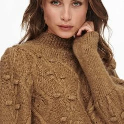 Hete verkoop ⭐ ONLY ONLPOPPY L/S HIGHNECK PULLOVER KNT Dames Knits - Maat M 👍 -dameskleding Verkoop 550x825 130