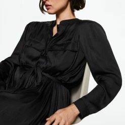 Beste recensies van 🔥 Mango Jurk Satijnen Overhemdjurk 37035933 99 Dames Maat - M ✨ -dameskleding Verkoop 550x825 163