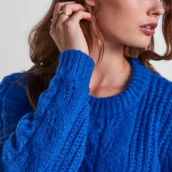 Beste deal 🔔 Pieces Trui Pcassandra Ls O-neck Knit Bf Bc 17130961 Princess Blue Dames Maat - S 🎉 -dameskleding Verkoop 550x825 171
