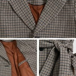 Beste Verkoop ⭐ WE Fashion Dames Wolmix Jas Met Pied-de-poule Dessin. ❤️ -dameskleding Verkoop 550x825 186