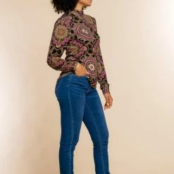 Goedkoop 💯 Geisha 23713-20 Top With Print Fuchsia ✨ -dameskleding Verkoop 550x825 221