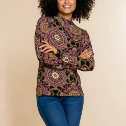 Goedkoop 💯 Geisha 23713-20 Top With Print Fuchsia ✨ -dameskleding Verkoop 550x825 222