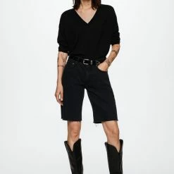 Top 10 ✨ Mango Trui Gebreide V Hals Trui 37013790 99 Dames Maat - M 🛒 -dameskleding Verkoop 550x825 227