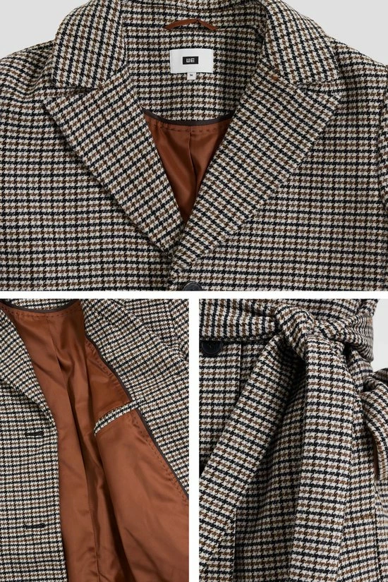 Coupon โญ WE Fashion Dames Wolmix Jas Met Pied-de-poule Dessin. ๐ 7 Coupon โญ WE Fashion Dames Wolmix Jas Met Pied-de-poule Dessin. ๐ - Afbeelding 7