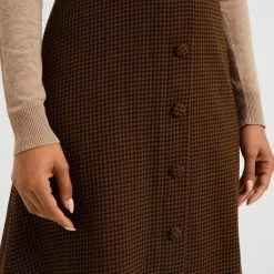 Flash-uitverkoop 🛒 WE Fashion Dames Jurk Met Pied-de-poule Dessin 🔔 -dameskleding Verkoop 550x825 248