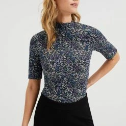 Aanbiedingen 😍 WE Fashion Dames T-shirt Met Bloemendessin. ❤️ -dameskleding Verkoop 550x825 283