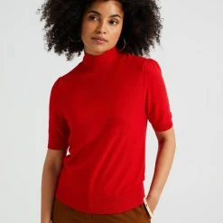 Hete verkoop 👍 WE Fashion Dames Fijngebreide Trui Met Pointelle Dessin. 🧨 -dameskleding Verkoop 550x825 298