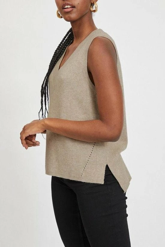 Hete verkoop ๐ฏ Vila Trui Viril Knit Rib V-neck S/l Vest - Noos 14067804 Natural Melange Dames Maat - XS ๐ 3 Hete verkoop ๐ฏ Vila Trui Viril Knit Rib V-neck S/l Vest - Noos 14067804 Natural Melange Dames Maat - XS ๐ - Afbeelding 3