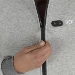 Flash-uitverkoop 👍 BERTSCHAT Verwarmde Hoodie - Vrouwen | Verwarmd Vest | Dual Heating | Grijs | Incl. Twee Powerbanks | S 🤩 -dameskleding Verkoop 550x825 303