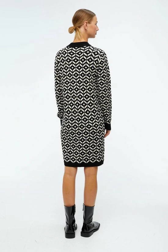 Korting 🎁 OBJECT OBJTHESS L/S JACQUARD KNIT 👗 DRESS Dames Jurk - Maat XL 🥰 4 Korting 🎁 OBJECT OBJTHESS L/S JACQUARD KNIT 👗 DRESS Dames Jurk - Maat XL 🥰 - Afbeelding 4