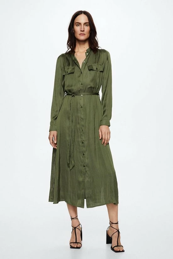 Gloednieuw ๐ Mango Jurk Satijnen Overhemdjurk 37035933 37 Dames Maat - XXL ๐ 1 Gloednieuw ๐ Mango Jurk Satijnen Overhemdjurk 37035933 37 Dames Maat - XXL ๐