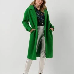 Groothandel ๐ฏ Ydence ๐งฅ Coat Kirsty Jassen - Groen โ