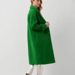 Groothandel 💯 Ydence 🧥 Coat Kirsty Jassen - Groen ⌛ -dameskleding Verkoop 550x825 418