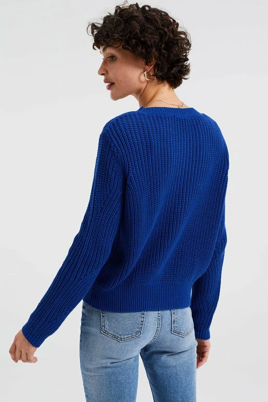 Goedkoop π₯° WE Fashion Dames Gebreide Trui Met Opengewerkt Dessin π 3 Goedkoop π₯° WE Fashion Dames Gebreide Trui Met Opengewerkt Dessin π - Afbeelding 3