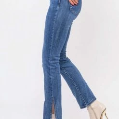 Gloednieuw 🌟 Broek Toxik3 Medium Hoge Taille Straight Met Split 😉