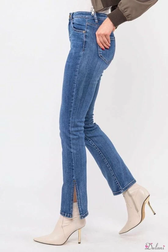 Gloednieuw π Broek Toxik3 Medium Hoge Taille Straight Met Split π 1 Gloednieuw π Broek Toxik3 Medium Hoge Taille Straight Met Split π