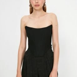 Nieuw ❤️ Trendyol Vrouwen Standaard Off-shoulder Bustier 🧨 20 Nieuw ❤️ Trendyol Vrouwen Standaard Off-shoulder Bustier 🧨 -dameskleding Verkoop 550x825 466