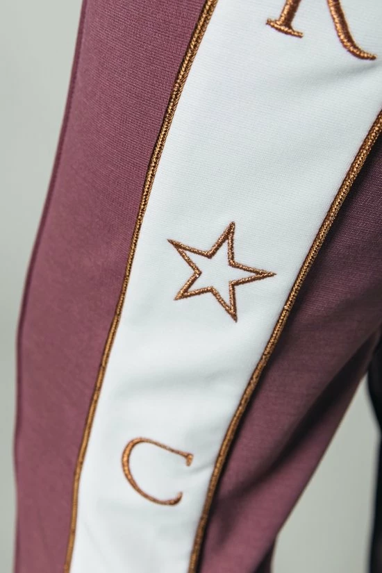 Nieuw ❤️ Colourful Rebel Bibi Star Broek Paars Dames - Wijduitlopende Fit - Polyester - L ❤️ 5 Nieuw ❤️ Colourful Rebel Bibi Star Broek Paars Dames - Wijduitlopende Fit - Polyester - L ❤️ - Afbeelding 5