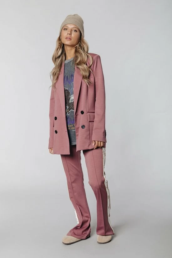 Nieuw ❤️ Colourful Rebel Bibi Star Broek Paars Dames - Wijduitlopende Fit - Polyester - L ❤️ 7 Nieuw ❤️ Colourful Rebel Bibi Star Broek Paars Dames - Wijduitlopende Fit - Polyester - L ❤️ - Afbeelding 7