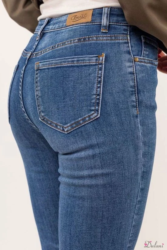 Gloednieuw π Broek Toxik3 Medium Hoge Taille Straight Met Split π 4 Gloednieuw π Broek Toxik3 Medium Hoge Taille Straight Met Split π - Afbeelding 4