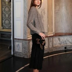 Goedkoop 💯 Sissy Boy Sissy-Boy - Zwarte Rok Met Goudkleurig Lurex 🔔