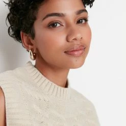 Nieuw 🧨 Trendyol Vrouwen Standaard Basis Sweatervest 😉 -dameskleding Verkoop 550x825 511